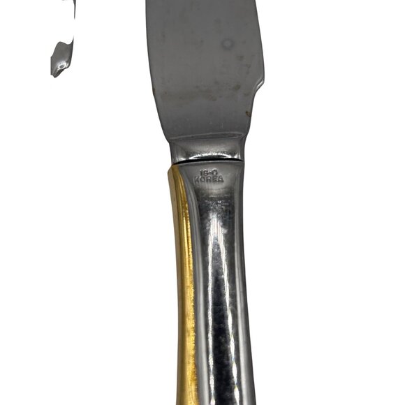 Retroneu Linda New French Hollow Knives Stainless Steel & Gold Accent Set Of 4 M - Picture 4 of 4